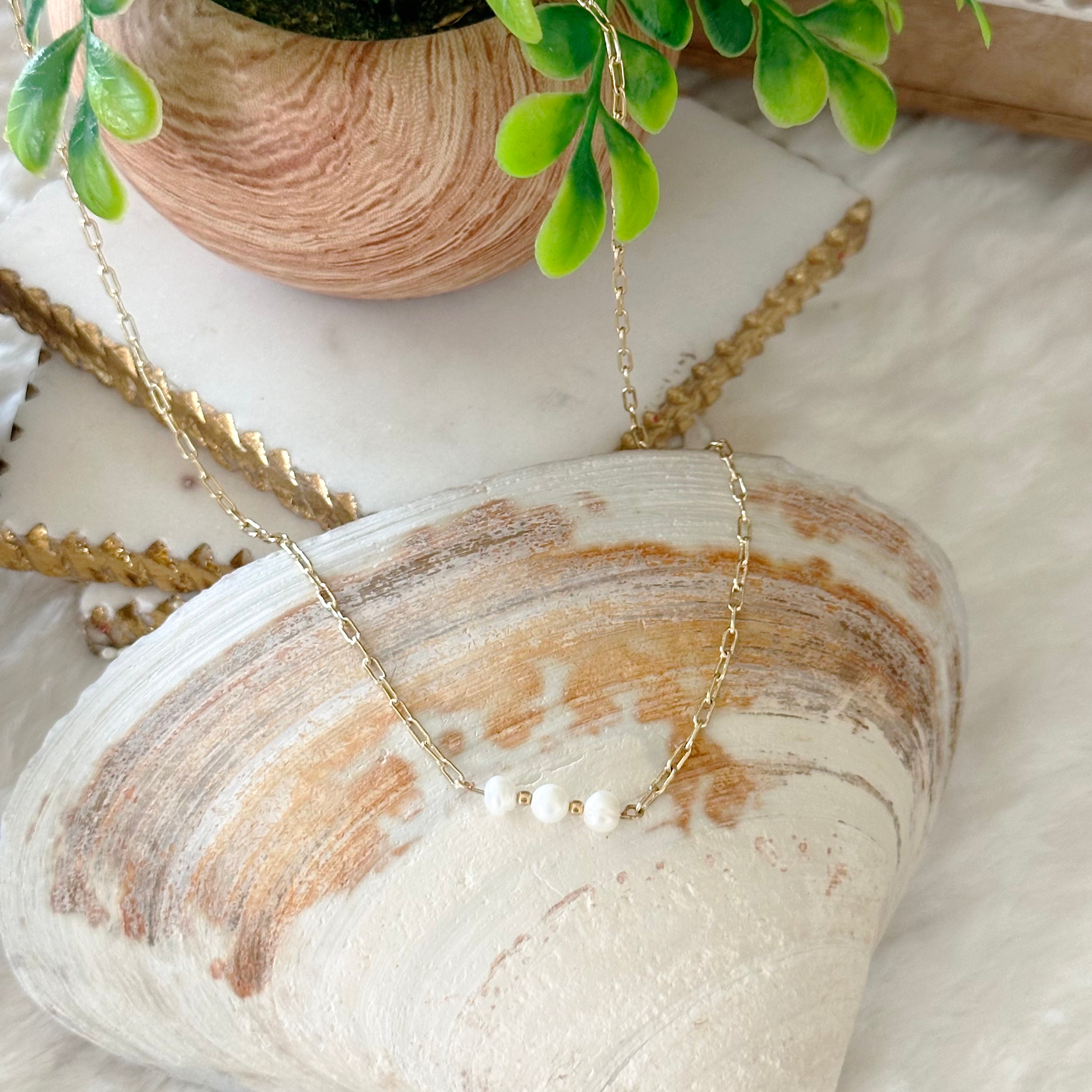 Kolczyk perłowy Trzy Życzenia