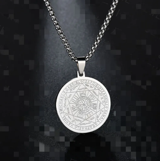 Naszyjnik z Wisiorkiem Tritone Anioł Sześć Gwiazd