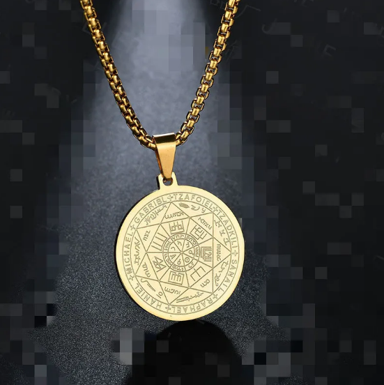 Naszyjnik z Wisiorkiem Tritone Anioł Sześć Gwiazd