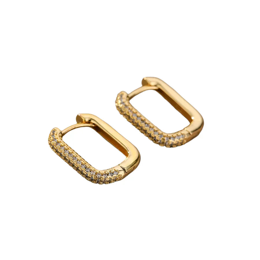 Kwadratowe i Okrągłe Kolczyki Valerie