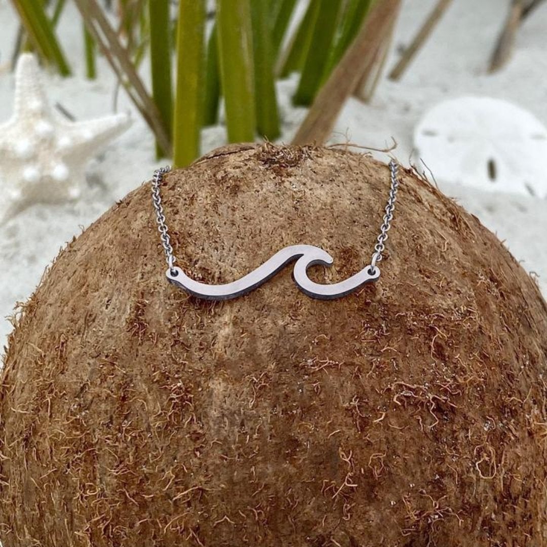 Srebrna Kolia Fala Morza