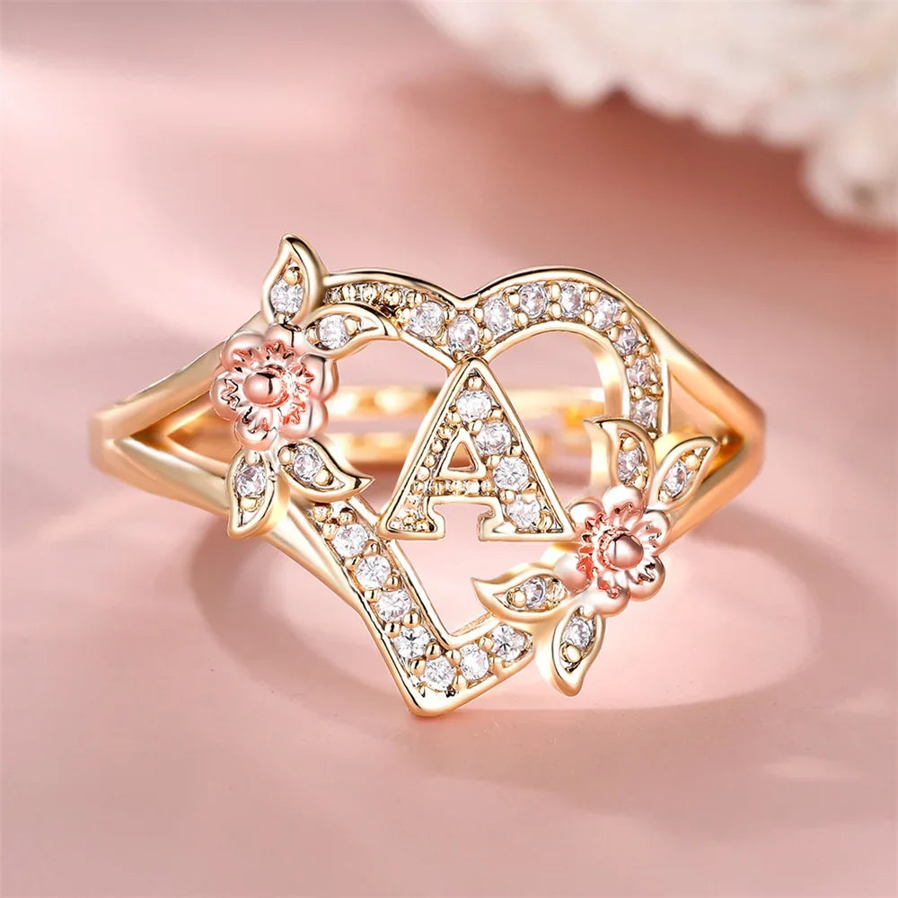 Pierścionek Złoty z Kryształami