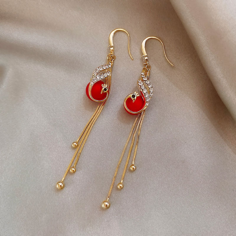 Kolczyki Festiwalowe z Niebieskimi Perłami