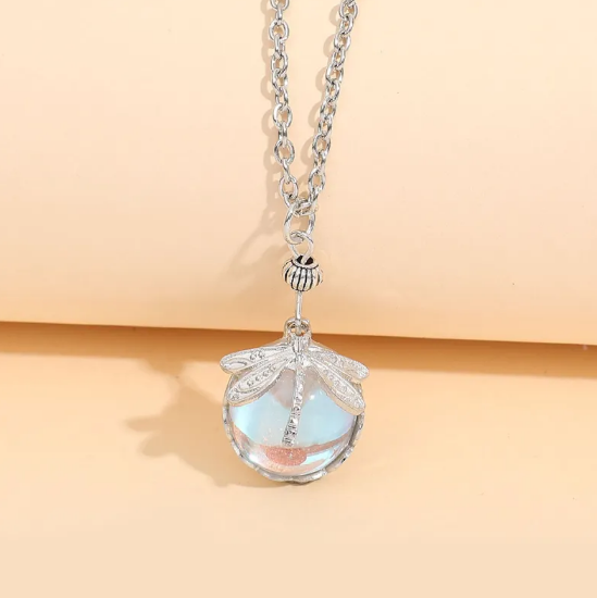 Kolczyk Retro Libella Zielony Kryształ