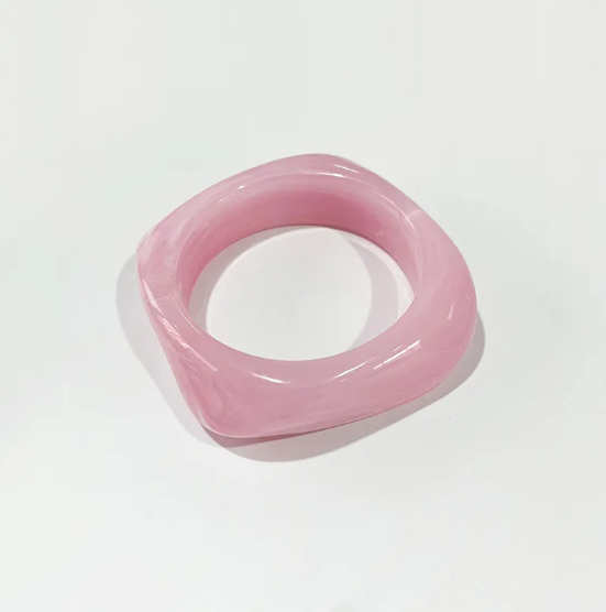 Kolorowa Kwadratowa Bransoletka z Akrylu