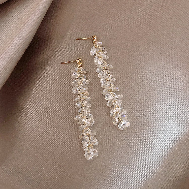 Złote Kolczyki z Wisiorkiem z Cyrkonią